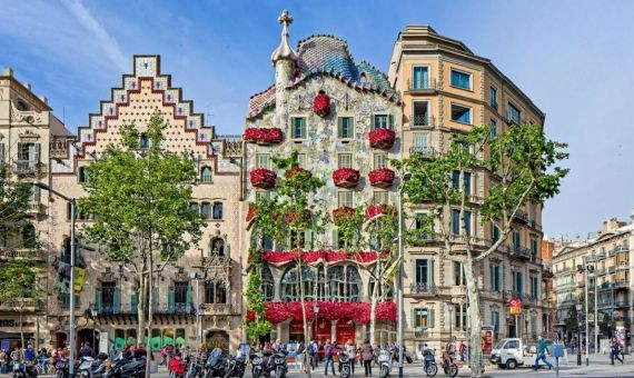Fachada de la Casa Batlló en Sant Jordi