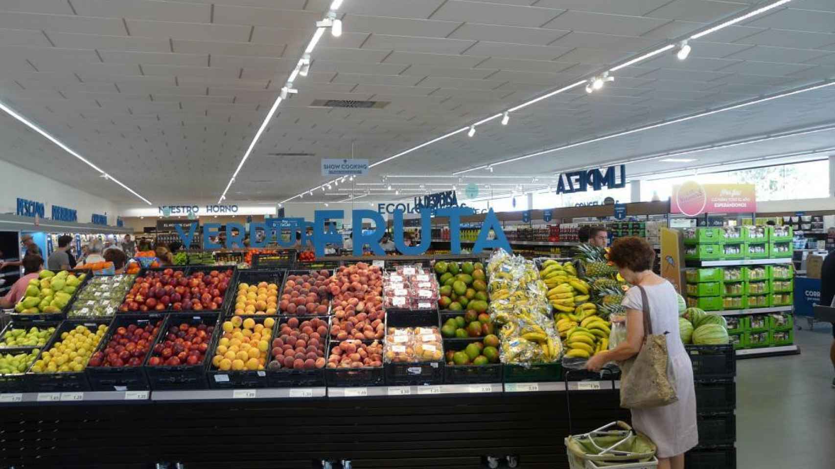 Interior de un supermercado Aldi / ARCHIVO