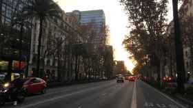 Atardecer en la Diagonal de Barcelona / PAULA MIRKIN