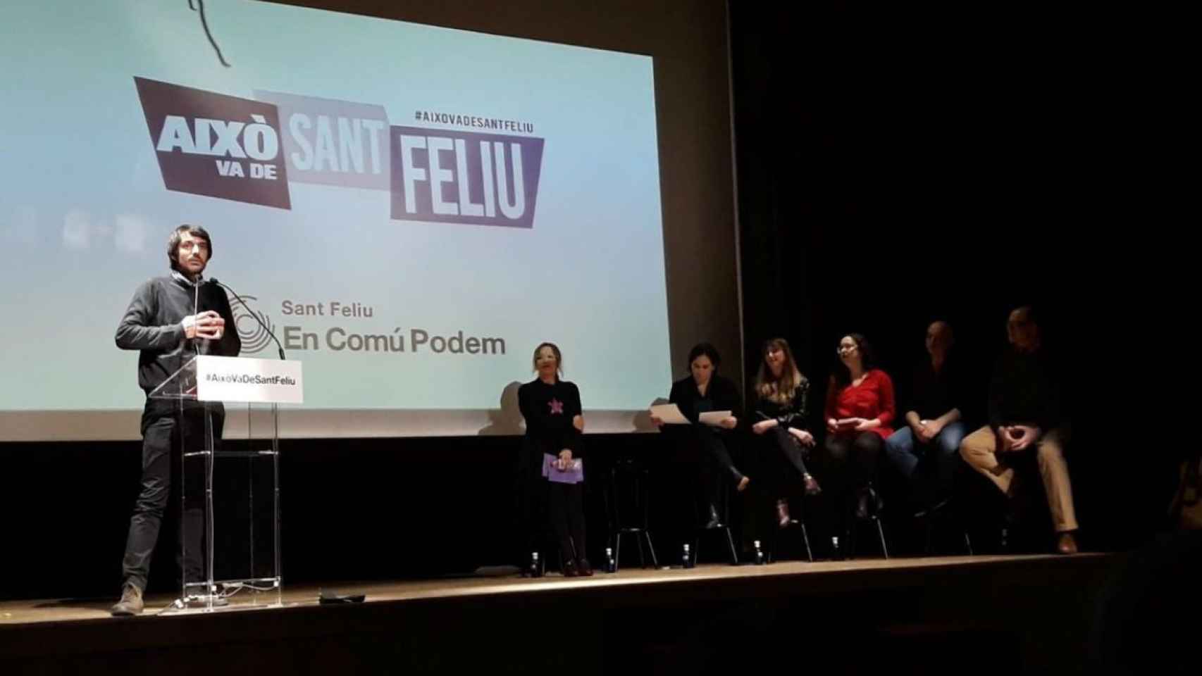 Ada Colau ha participado en un acto de presentación en Sant Feliu / Europa Press