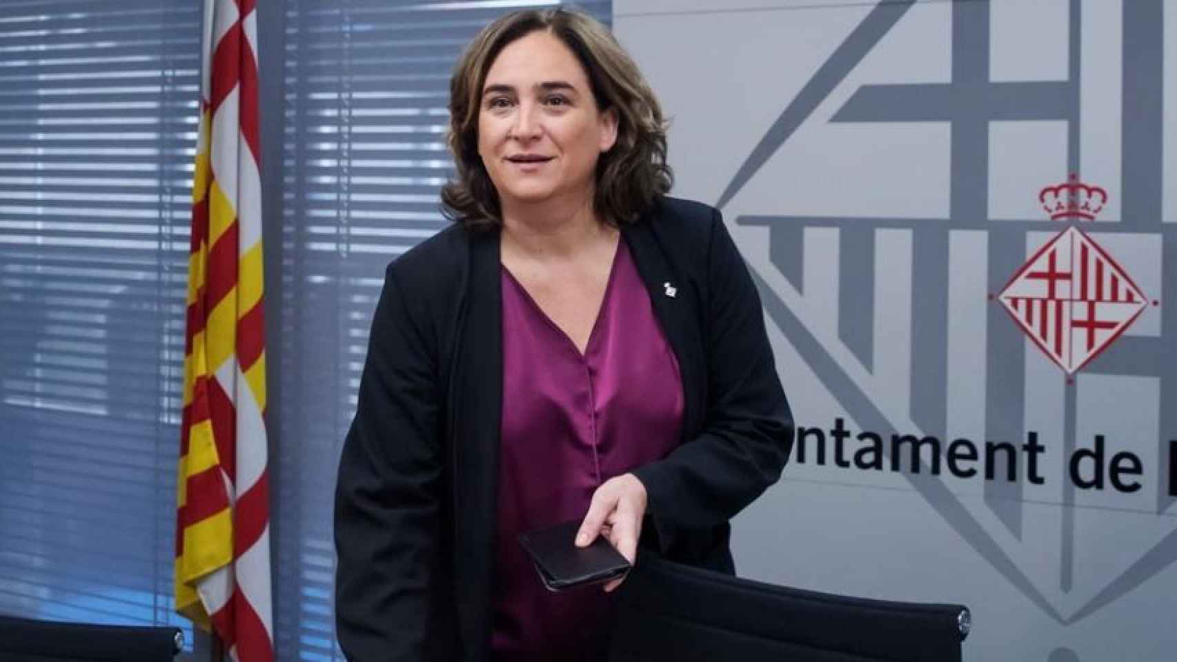 Ada Colau, alcaldesa de Barcelona, culpa a la Generalitat de la inseguridad de Barcelona