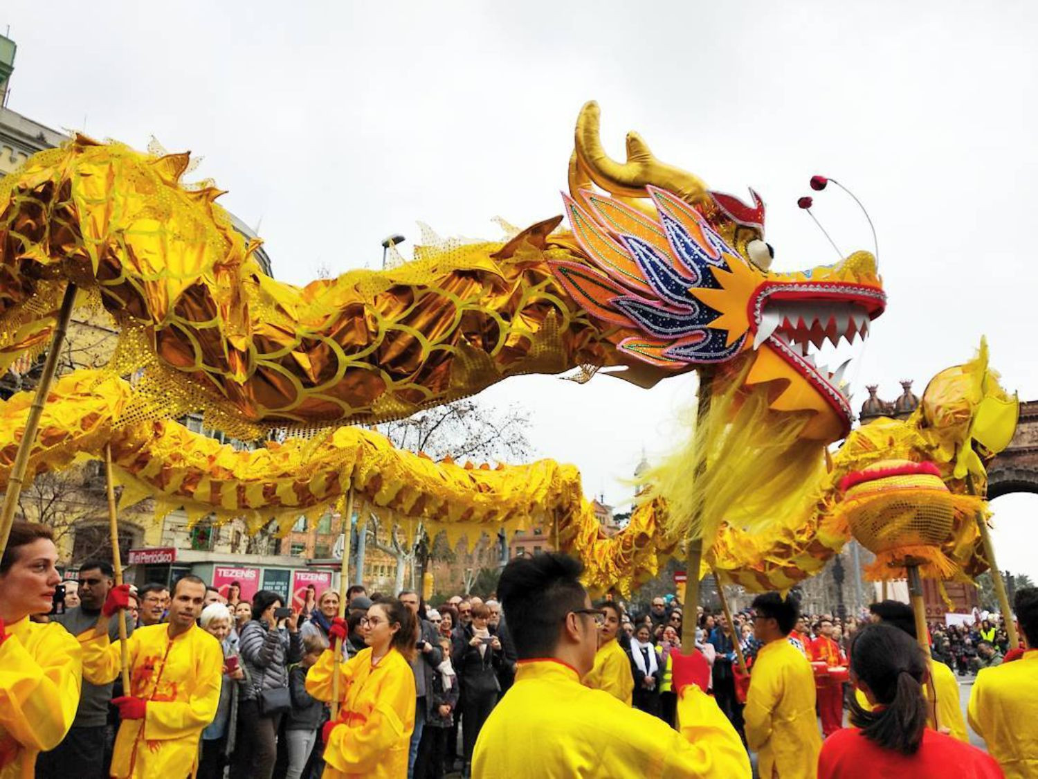 Celebración del Año Nuevo chino en Barcelona en 2018 / ALBERT SAURUS INSTAGRAM