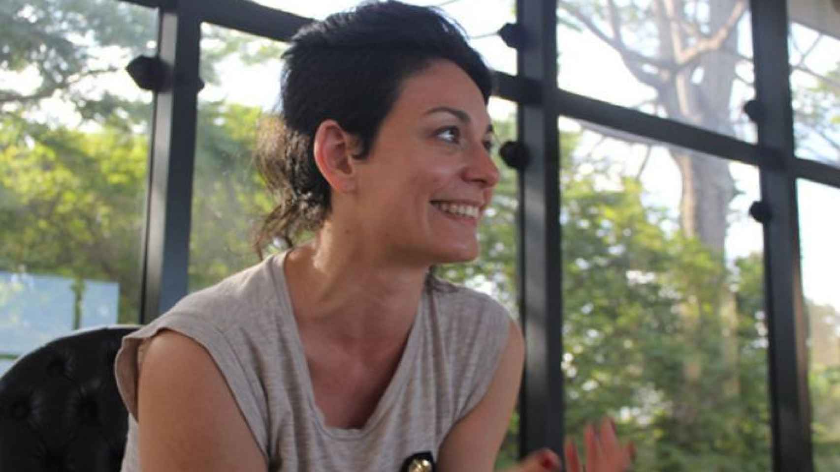 La activista brasileña de derechos humanos Sabrina Bittencourt de 38 años
