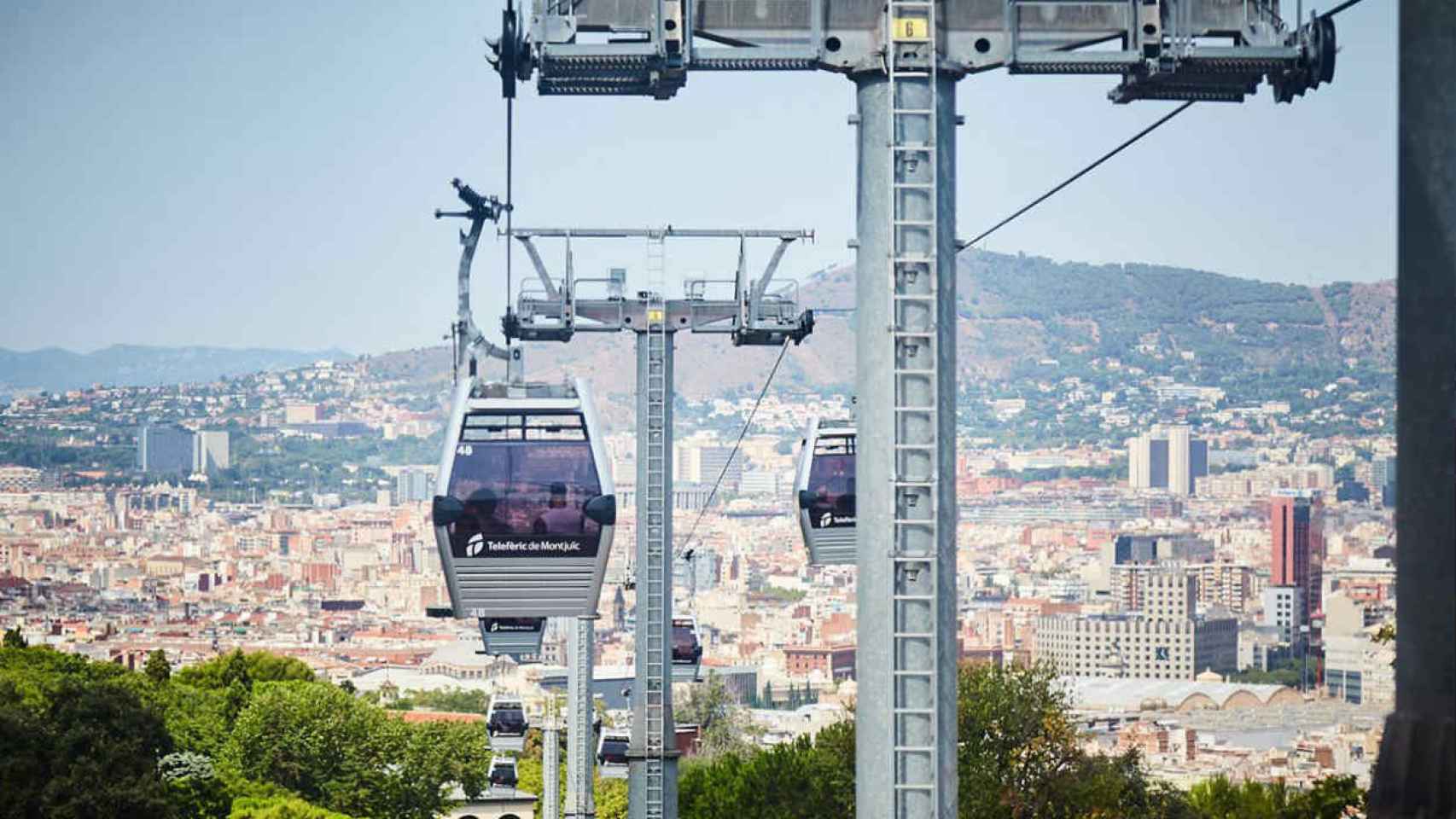 El teleférico de Montjuïc permanecerá tres semanas cerrado