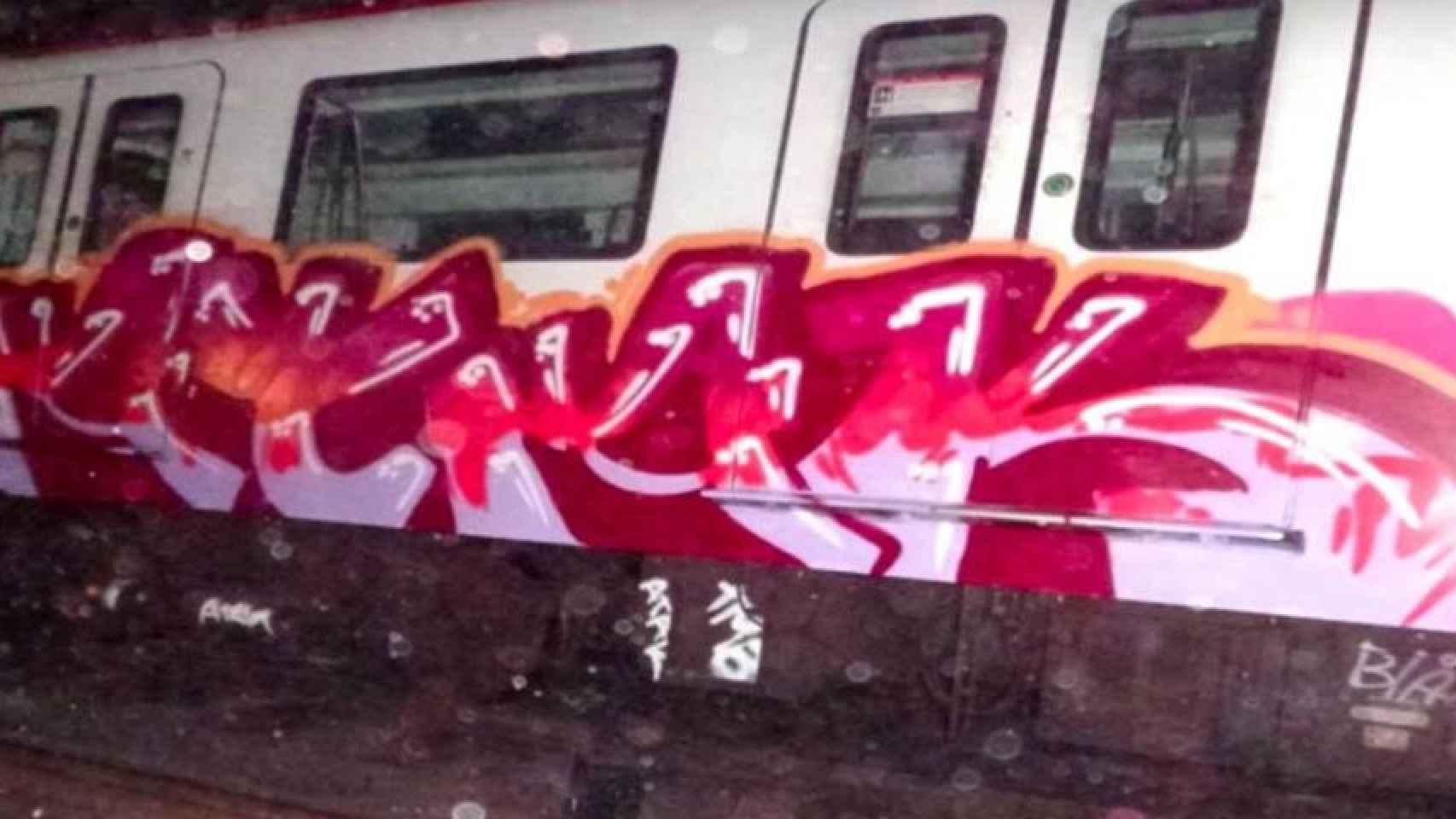 Sentencia contra un grafitero del metro de Barcelona