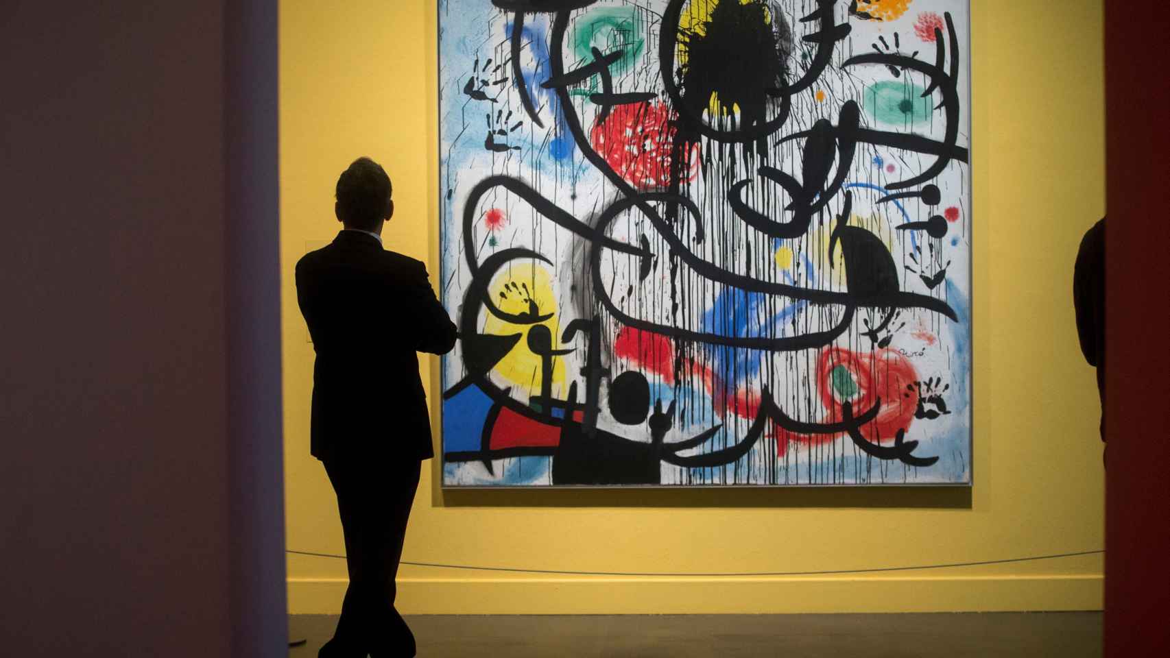 La obra 'Mayo 1968' de Joan Miró en la exposición 'Poéticas de la emoción' del CaixaForum / EFE