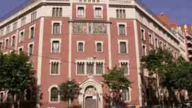 Fachada del colegio Claret de Barcelona