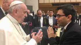 El papa Francisco ha recibido a Gerardo Pisarello, primer teniente de alcalde de Barcelona
