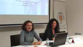 Natàlia Ferré Giró (izquierda), nueva adjunta de la síndica de greuges / TWITTER @ICAVOR