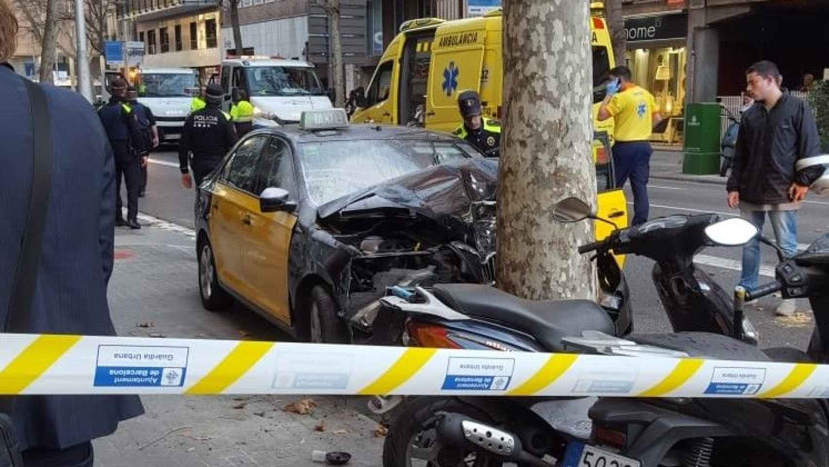 El accidente de calle Entença con Aragó / MA