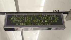 La huelga de Metro ha afectado a miles de pasajeros