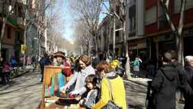 Ada Colau ha ido a pasear a la calle Gran de Sant Andreu / @BCN_SantAndreu