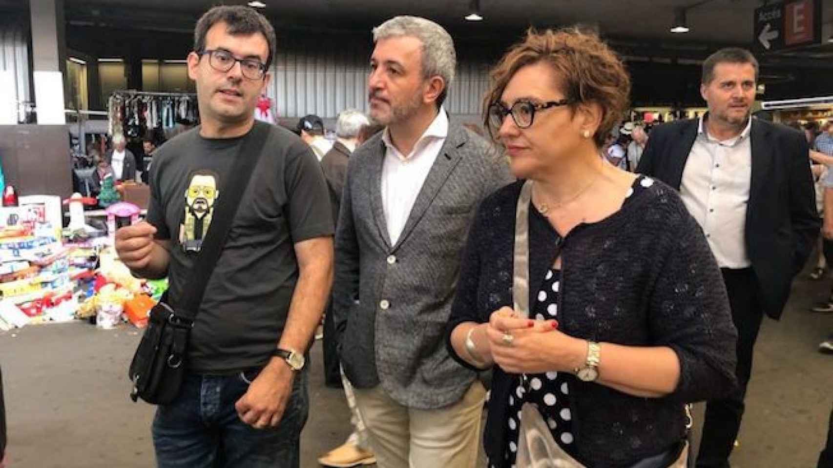 Montserrat Ballarín junto con Jaume Collboni / PSC