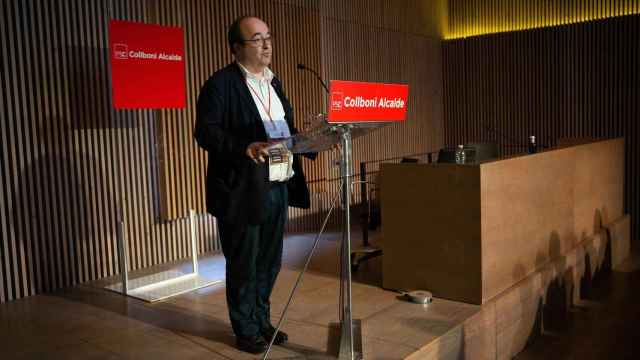 Miquel Iceta durante un acto de campaña de Barcelona / EUROPA PRESS