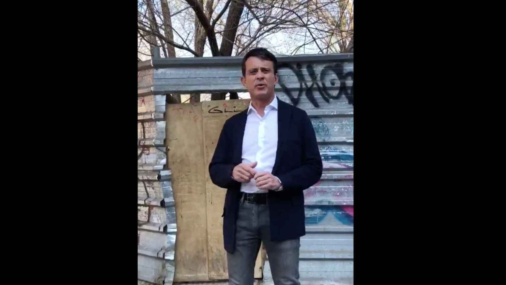 Manuel Valls en un vídeo de Twitter / VALLS BCN 2019