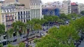 Imagen del Paseo de Gràcia, una de las calles más caras de Barcelona