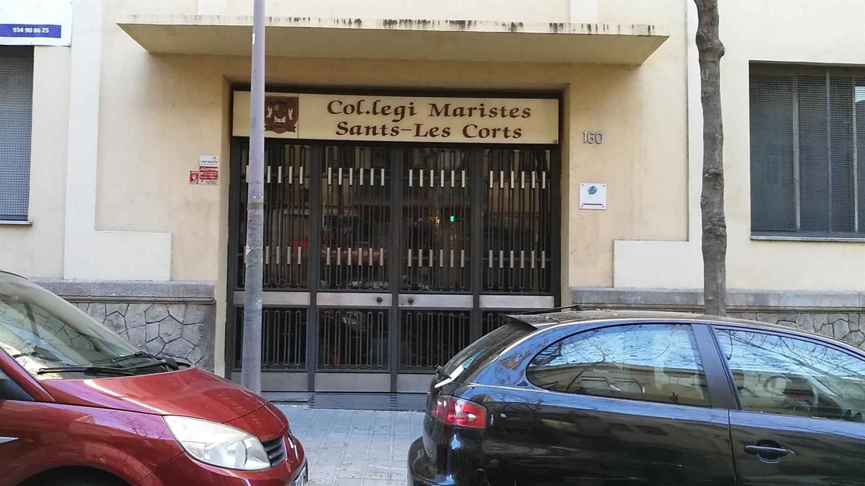 Entrada del Colegio Maristas de Les Corts / EUROPA PRESS