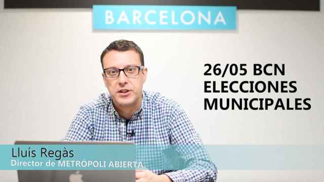 El director de Metrópoli Abierta, Lluís Regàs, hablando sobre la presencia femenina en ámbito municipal / LENA PRIETO