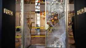 La puerta de Fendi tras sufrir un robo por alunizaje / EUROPA PRESS - David Zorrakino