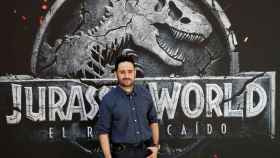 Juan Antonio Bayona durante la presentación de Jurassic World / EMILIO NARANJO