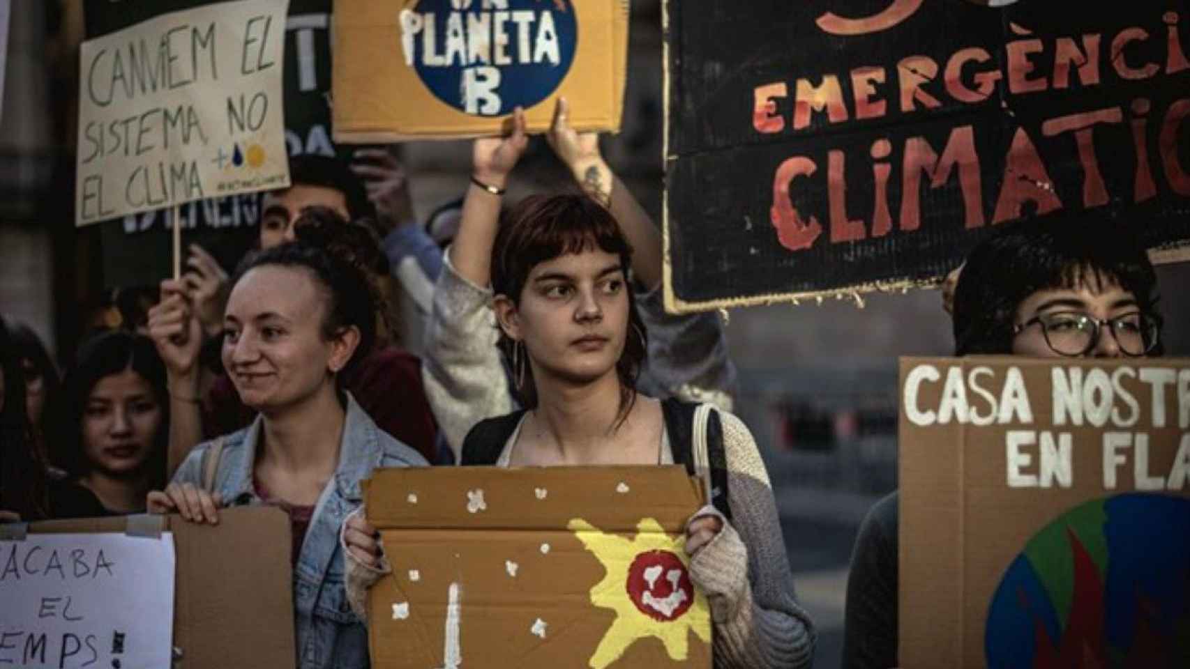 Jóvenes se manifiestan en favor del clima / EUROPA PRESS