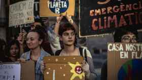 Jóvenes se manifiestan en favor del clima / EUROPA PRESS