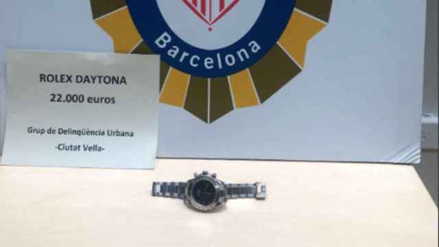 El reloj de lujo recuperado por la Guardia Urbana / GUARDIA URBANA