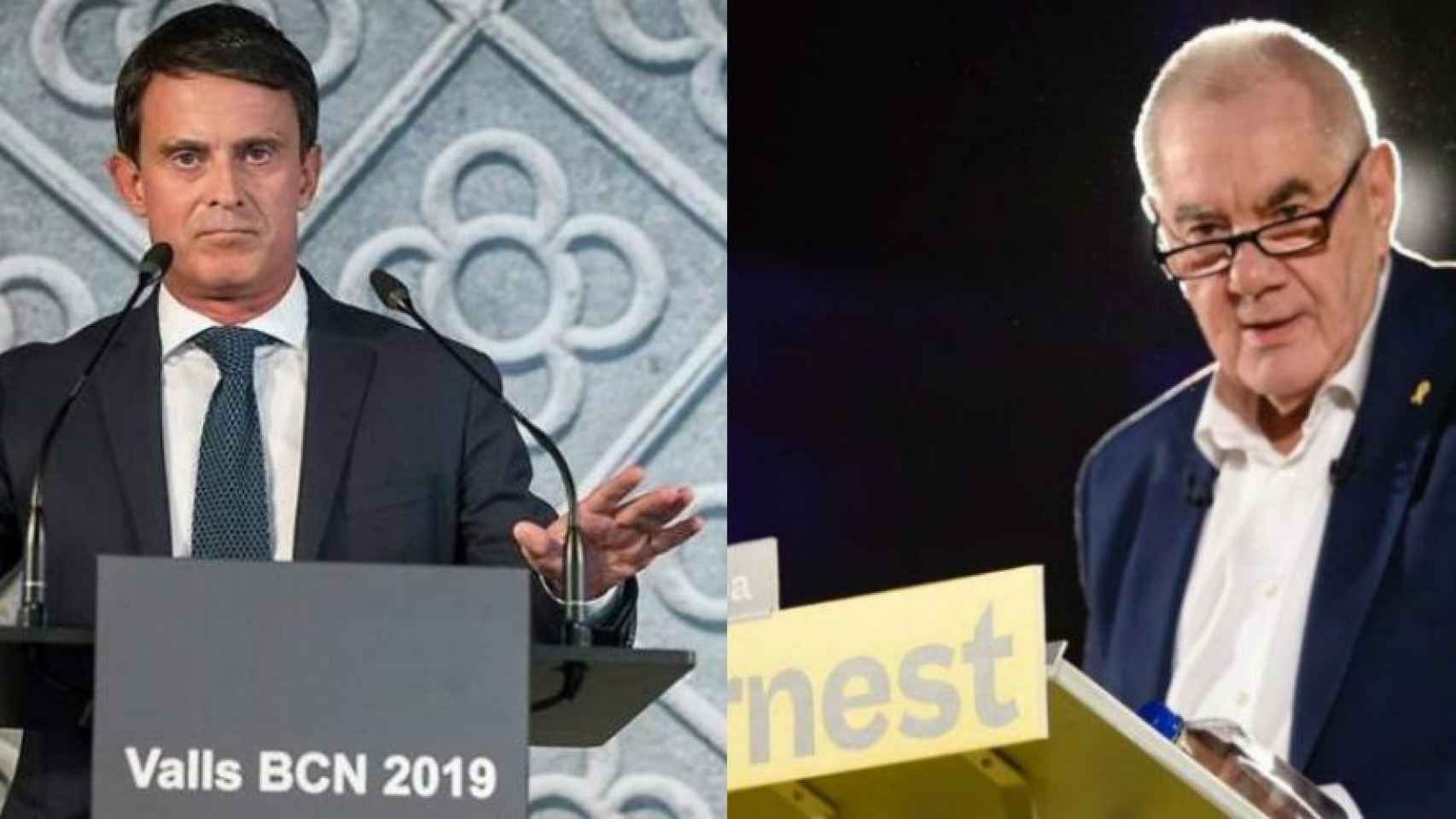 Manuel Valls y Ernest Maragall se benefician de la caída de PP y PDeCAT