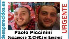 El desaparecido Paolo Piccinini en fotos cedidas por los familiares / SOS DESAPARECIDOS