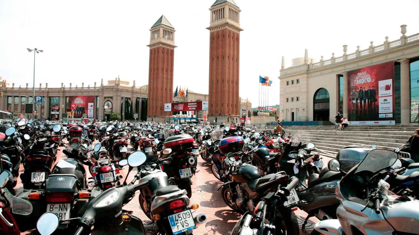 Imágenes de motos en Montjuïc durante el salón / Archivo