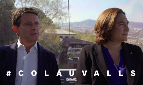 Colau y Valls juntos en el último programa de 'Salvados' / La Sexta