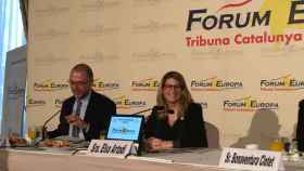 Elsa Artadi durante la conferencia que ha ofrecido en el Forum Europa / CR