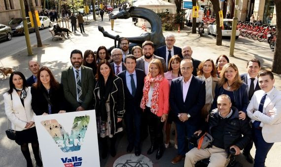 Las 23 primeras personas de la lista de Valls / VALLS BCN 2019