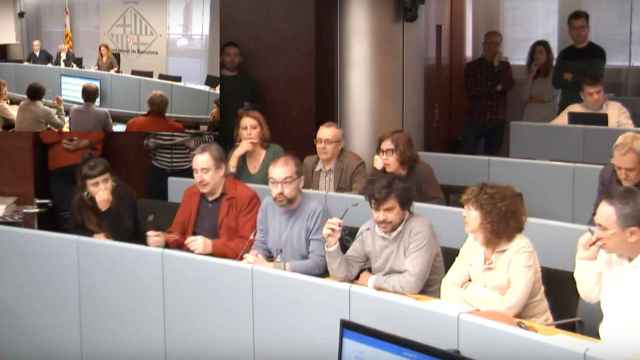 Regidores presentes en la comisión municipal de este lunes / AYUNTAMIENTO DE BARCELONA