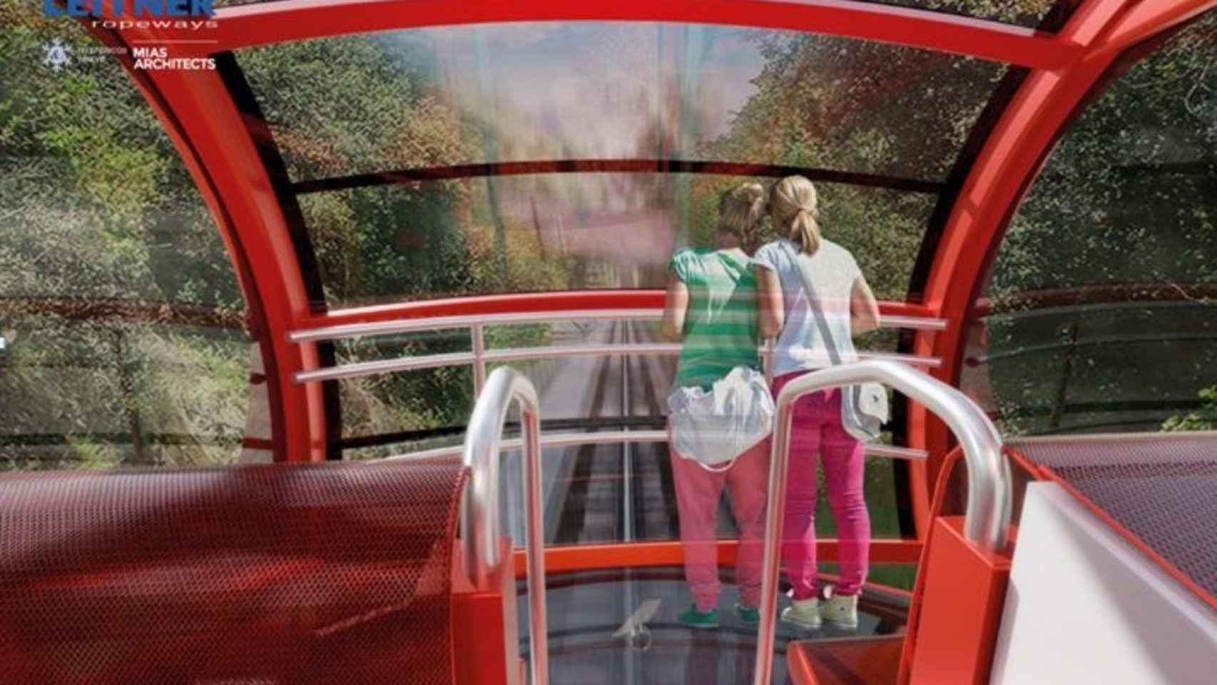 Imagen del futuro funicular del Tibidabo / AYUNTAMIENTO DE BARCELONA