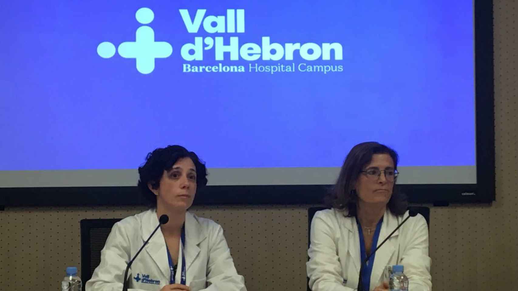Las doctoras Rocío Cebrián y Magda Campins han ofrecido las explicaciones en Vall d'Hebron / CR
