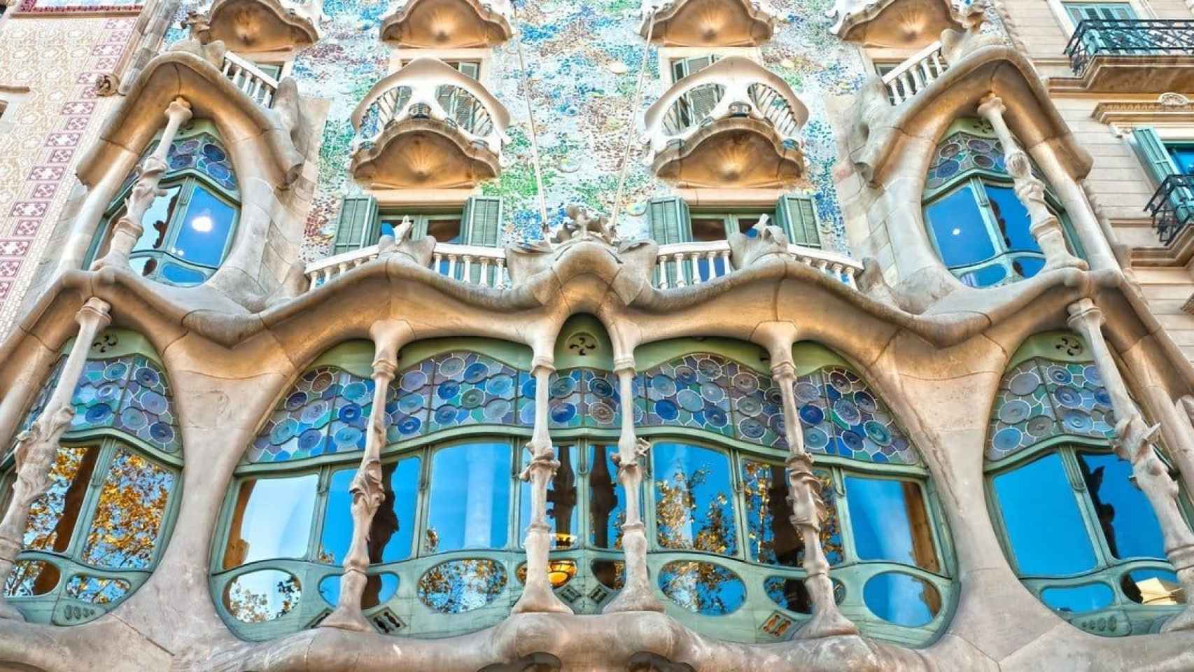 Casa Batlló, edificio modernista de Antoni Gaudí