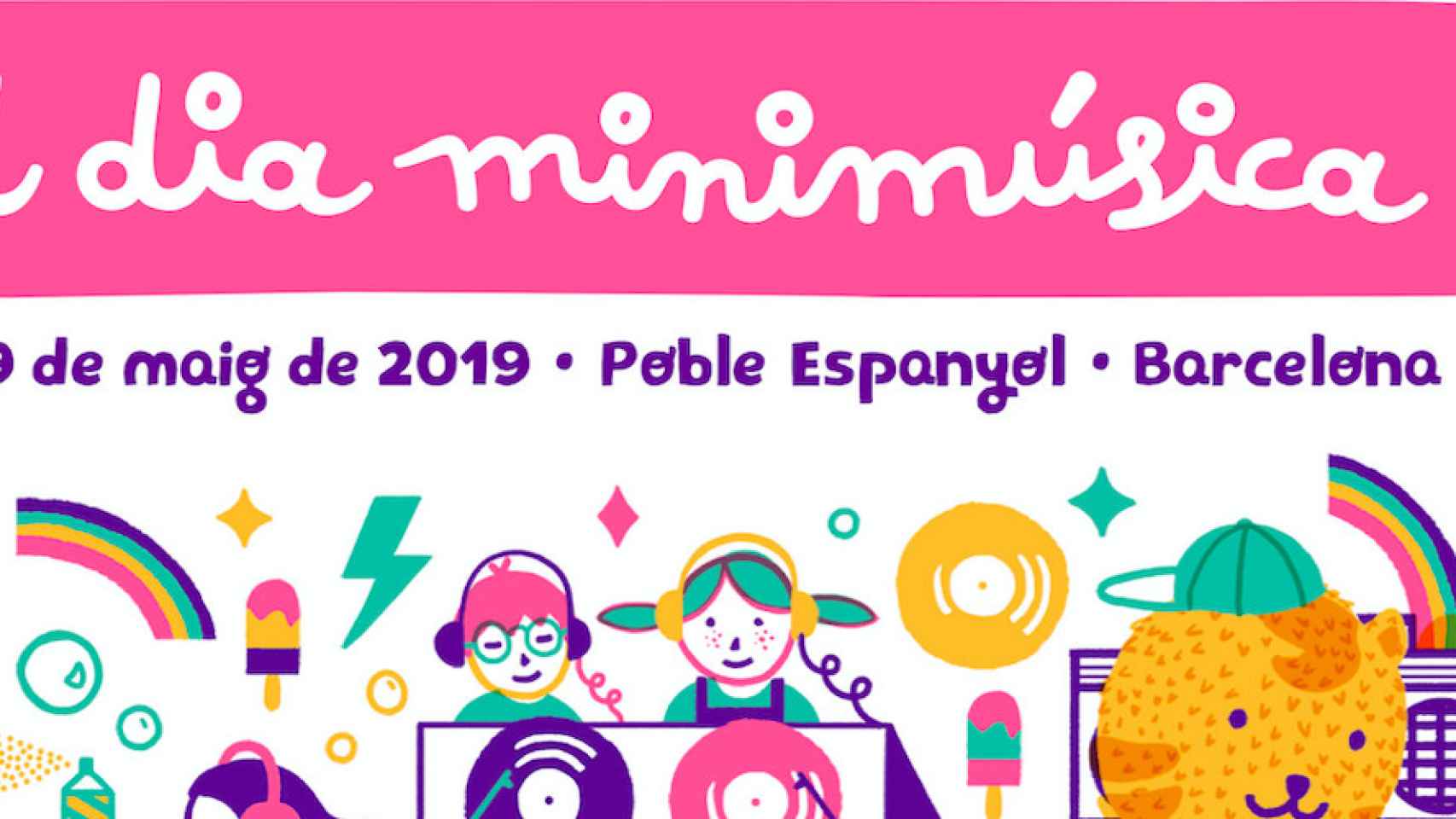 Cartel del DÍa de la Minimúsica 2019 / AYUNTAMIENTO DE BARCELONA