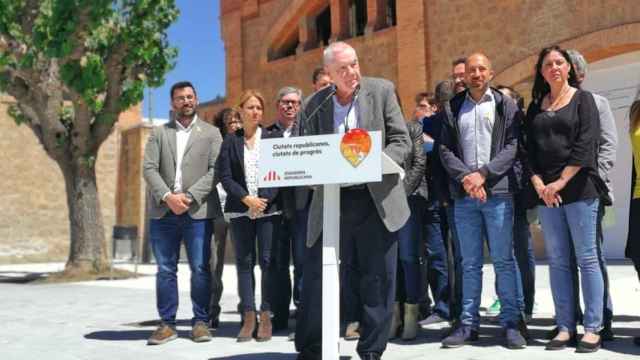 Ernest Maragall durante el acto / EUROPA PRESS