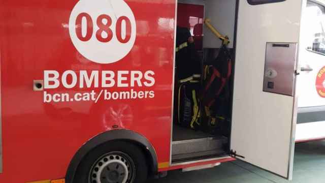 Un vehículo de bomberos en el centro emergencias / CCOO