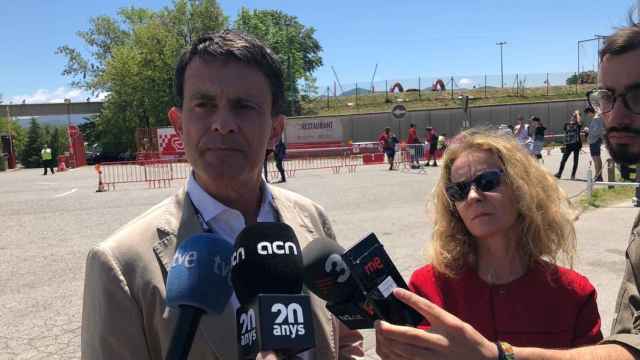 Manuel Valls en el circuito de Montmeló / EUROPA PRESS