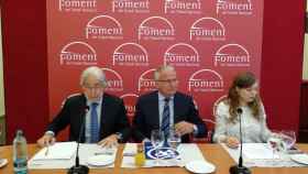 Josep Bou durante el almuerzo organizado por Foment del Treball / EUROPA PRESS