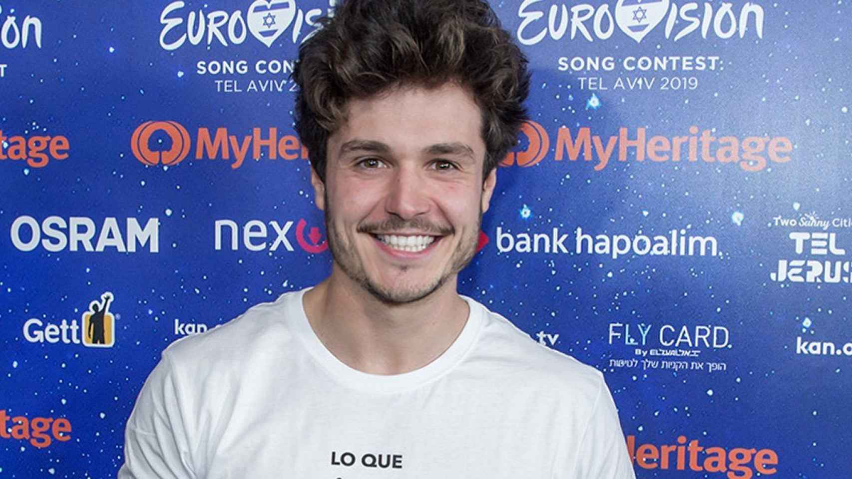 El cantante Miki en Tel Aviv, donde se celebra Eurovisión este año / RTVE