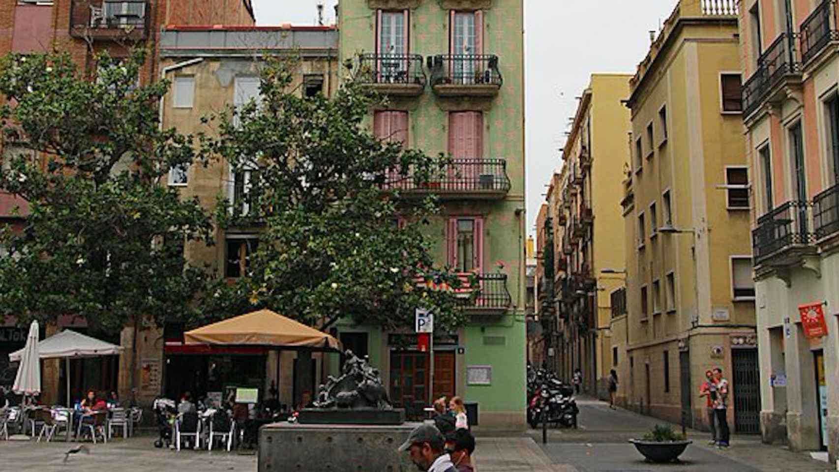 Una imagen de la plaza del Sol de Gràcia  (WIKIMEDIA COMMONS)