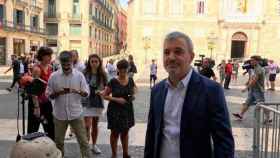 Jaume Collboni, en la plaza de Sant Jaume, el pasado verano / EUROPA PRESS