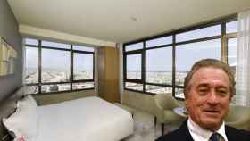 El actor Robert de Niro en donde se ubicará su nuevo hotel / MONTAJE
