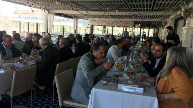 Desayuno de homenaje de los concejales de Barcelona que abandonan el Ayuntamiento, organizado por el Gremi de Restauració y Barcelona Oberta