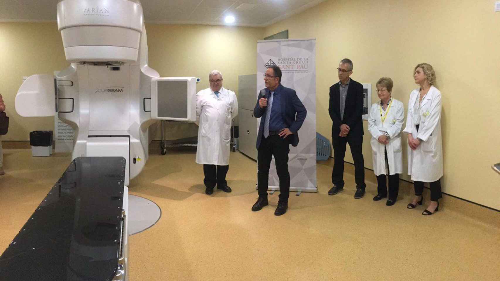 Presentación de la nueva maquina de radioterapia del hospital de Sant Pau / HOSPITAL DE SANT PAU