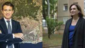 Manuel Valls y Ada Colau, rivales políticos en las elecciones municipales del pasado 26 de mayo en Barcelona