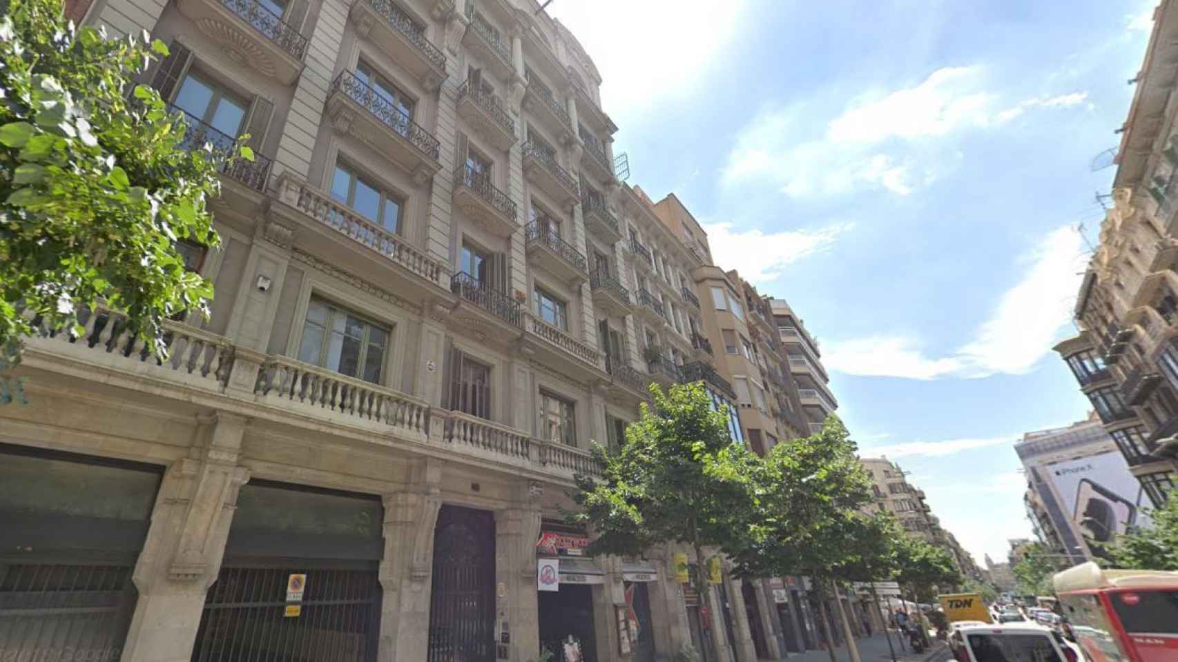 Sede de Zatro en la calle Balmes de Barcelona /Googlemaps